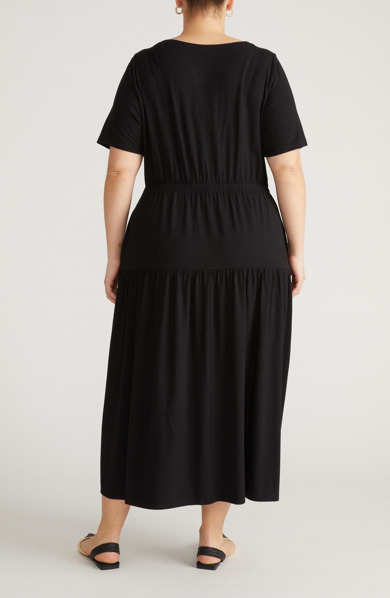 Universal Standard Thea Divine Jersey Midi Dress, Alternate, color,