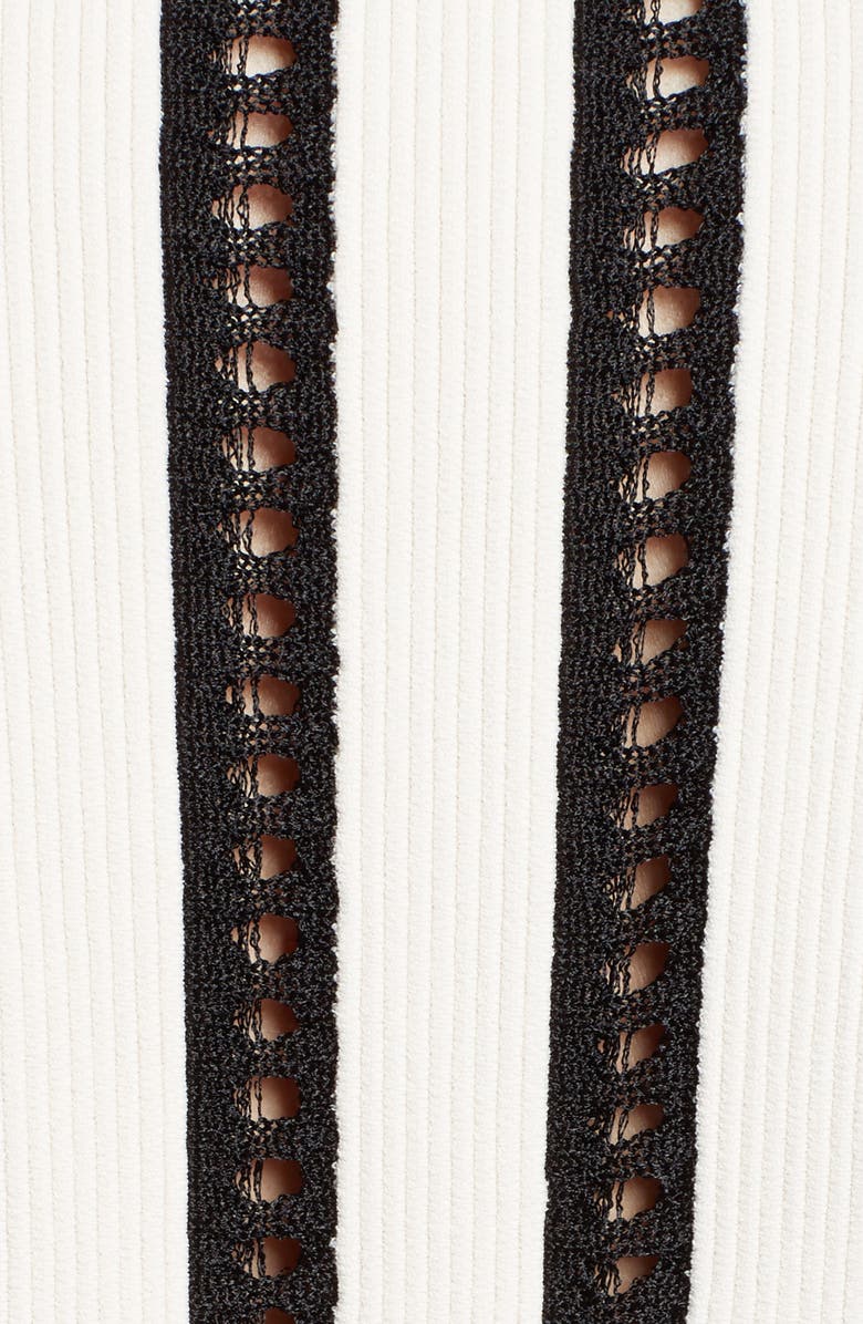 Proenza Schouler Crop Crewneck Sweater, Alternate, color,