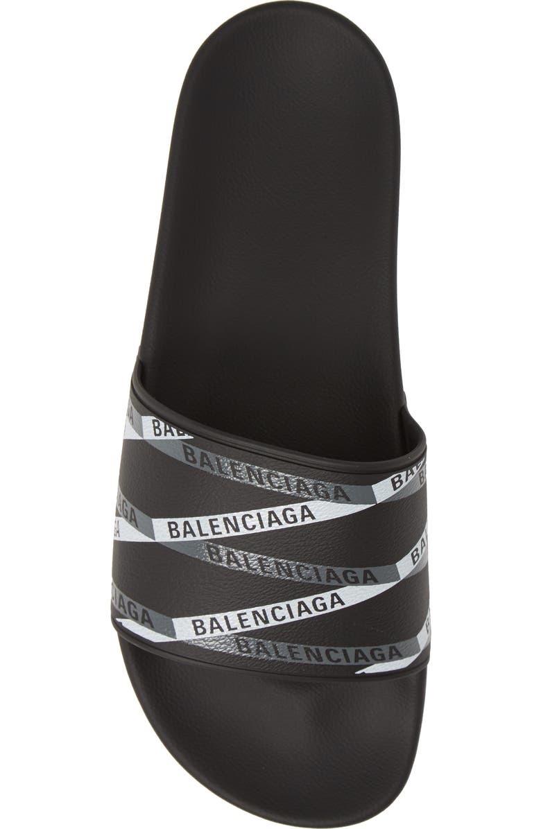 Balenciaga Monogram Slide Sandal, Alternate, color,