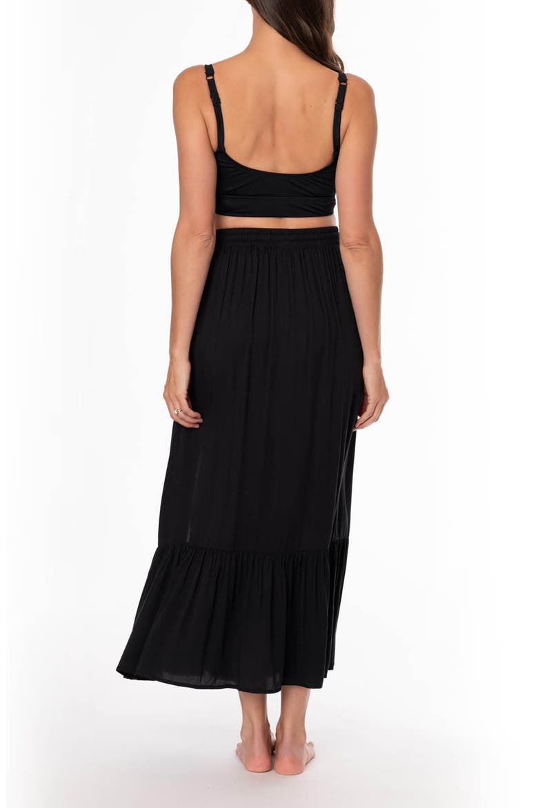 Nicole Maxi Cover-Up Skirt, Alternate, color, BLACK