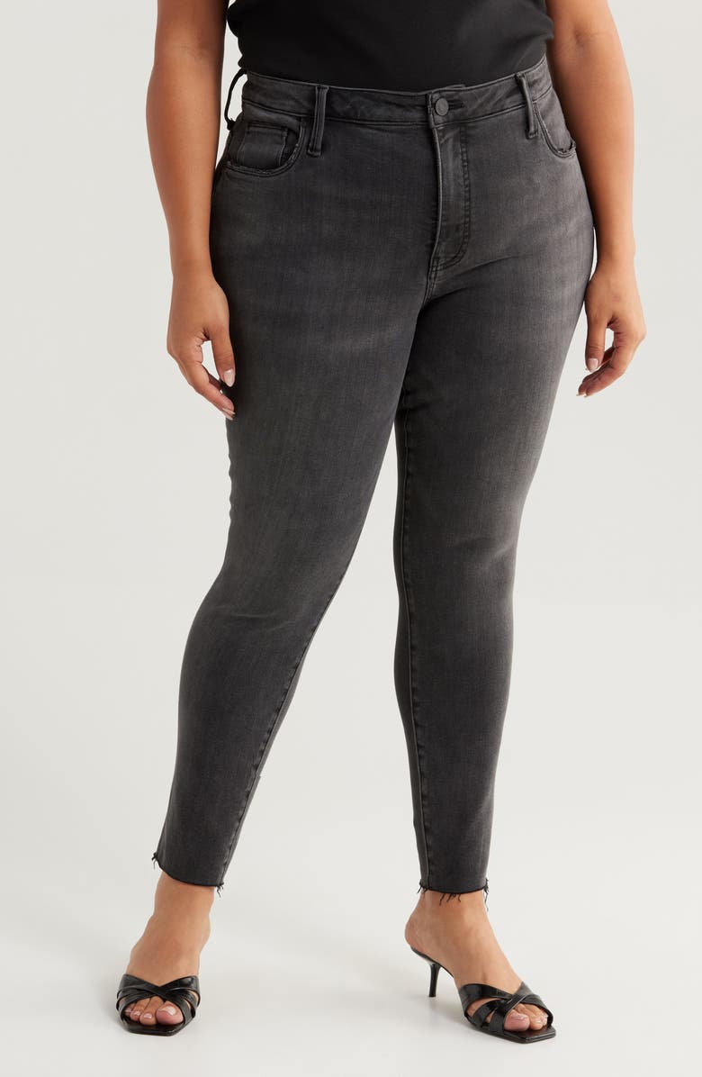 KUT from the Kloth Charlize Fab Ab High Waist Ankle Skinny Jeans, Main, color, Sensitive