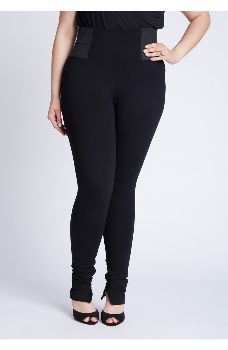 ELOQUII Miracle Flawless Legging, Alternate, color, Black