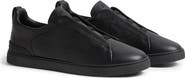ZEGNA Triple Stitch™ Leather Slip-On Sneaker