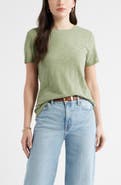 Caslon® Cotton Blend Crewneck T-Shirt