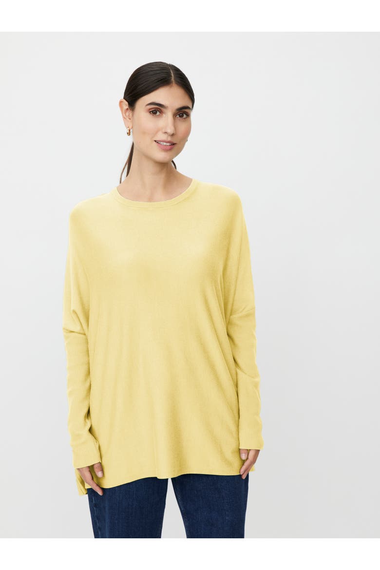 Mafanasi Round Neck Oversized Top, Main, color, Lemonade