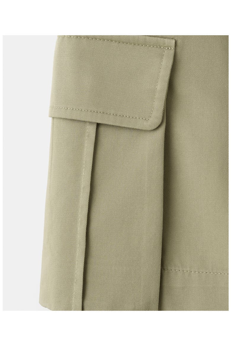 Falda Cotton Blend Skort, Alternate, color, KHAKI GREEN