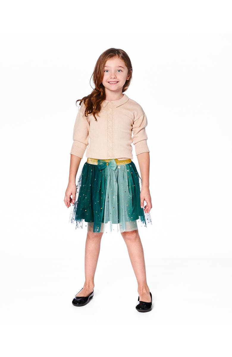 Deux par Deux 3/4 Sleeve Knitted Sweater, Main, color, Beige