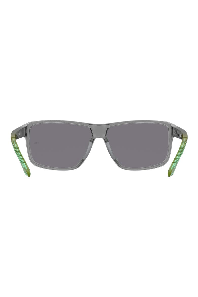 Kickoff Square Sunglasses, Alternate, color, GREY GREEN