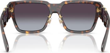 Biggie 57mm Rectangular Sunglasses