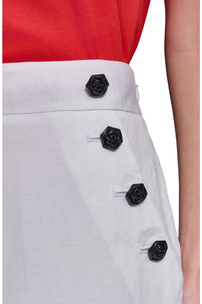 Linen Blend Sailor Pants, Alternate, color, SOFT WHITE