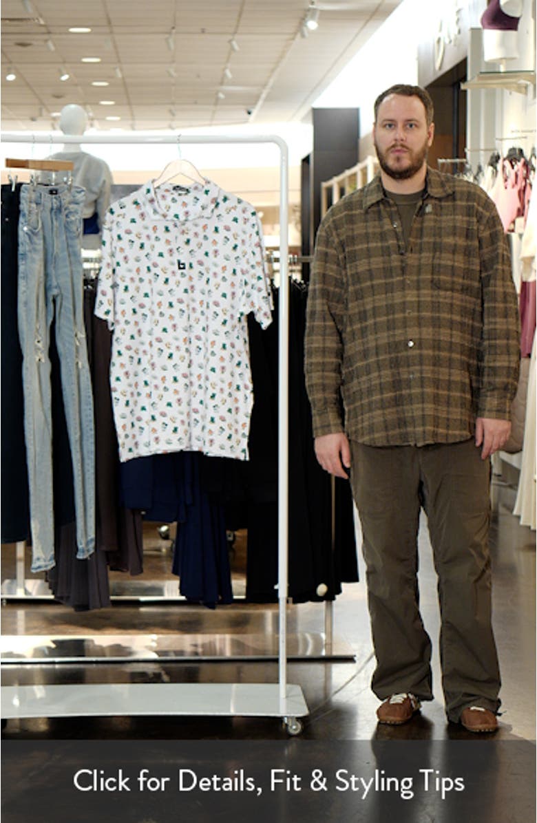 Amateur’s Icon Print Performance Golf Polo, sales video thumbnail