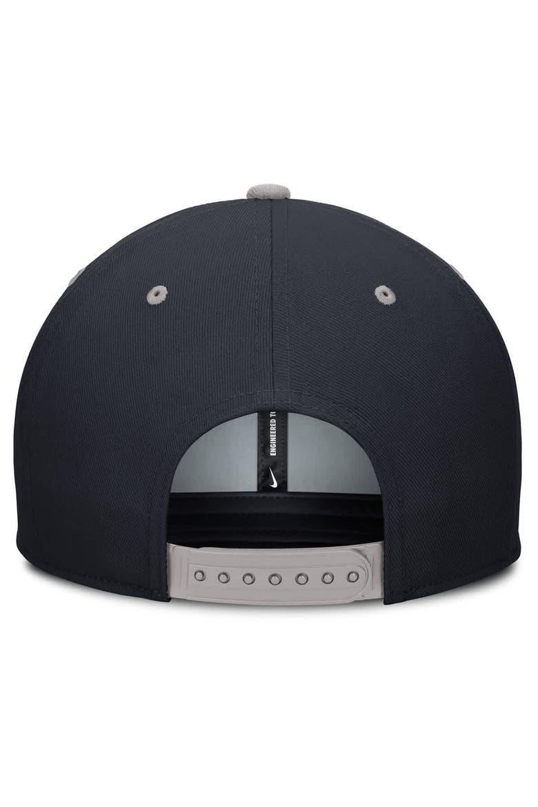 Men's Nike Navy/Gray New York Yankees Cooperstown Collection Pro Dri-FIT Snapback Hat, Alternate, color, Navy
