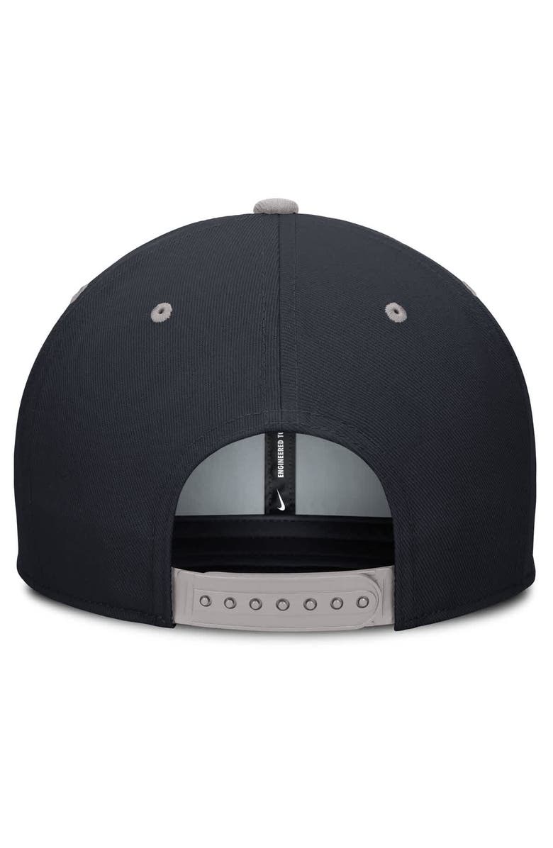 Nike Men's Nike Navy/Gray New York Yankees Cooperstown Collection Pro Dri-FIT Snapback Hat, Alternate, color, Navy