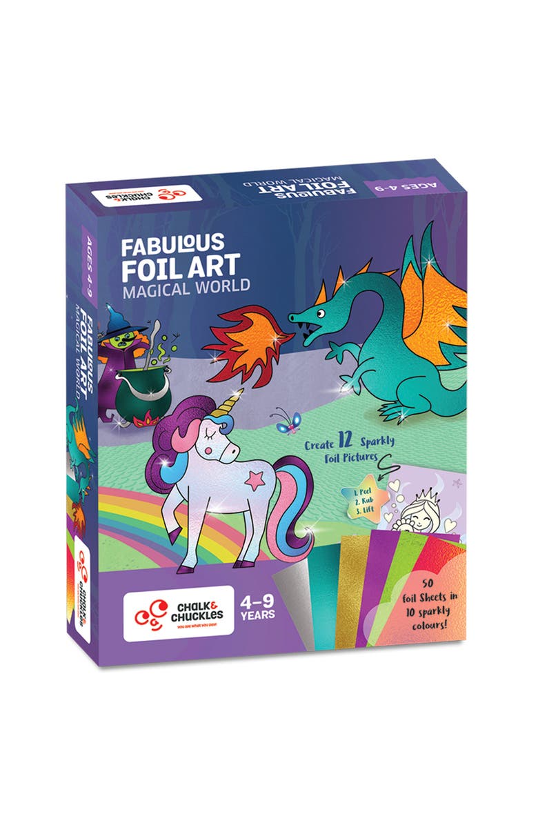 Chalk & Chuckles Fabulous Foil Art-Magical World, Main, color, NO COLOR