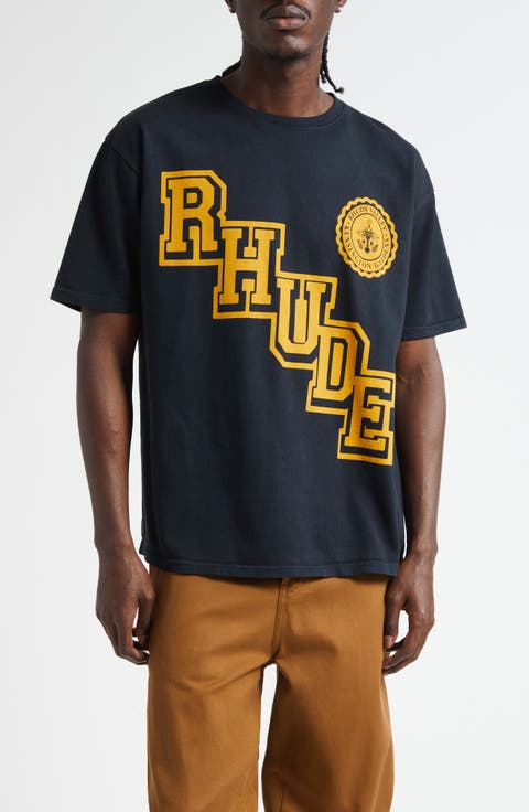 【関税込み】Rhude ブラック Cross 長袖Tシャツ Rhude Cross Long-Sleeve Tee - Vintage Black | Garmentory