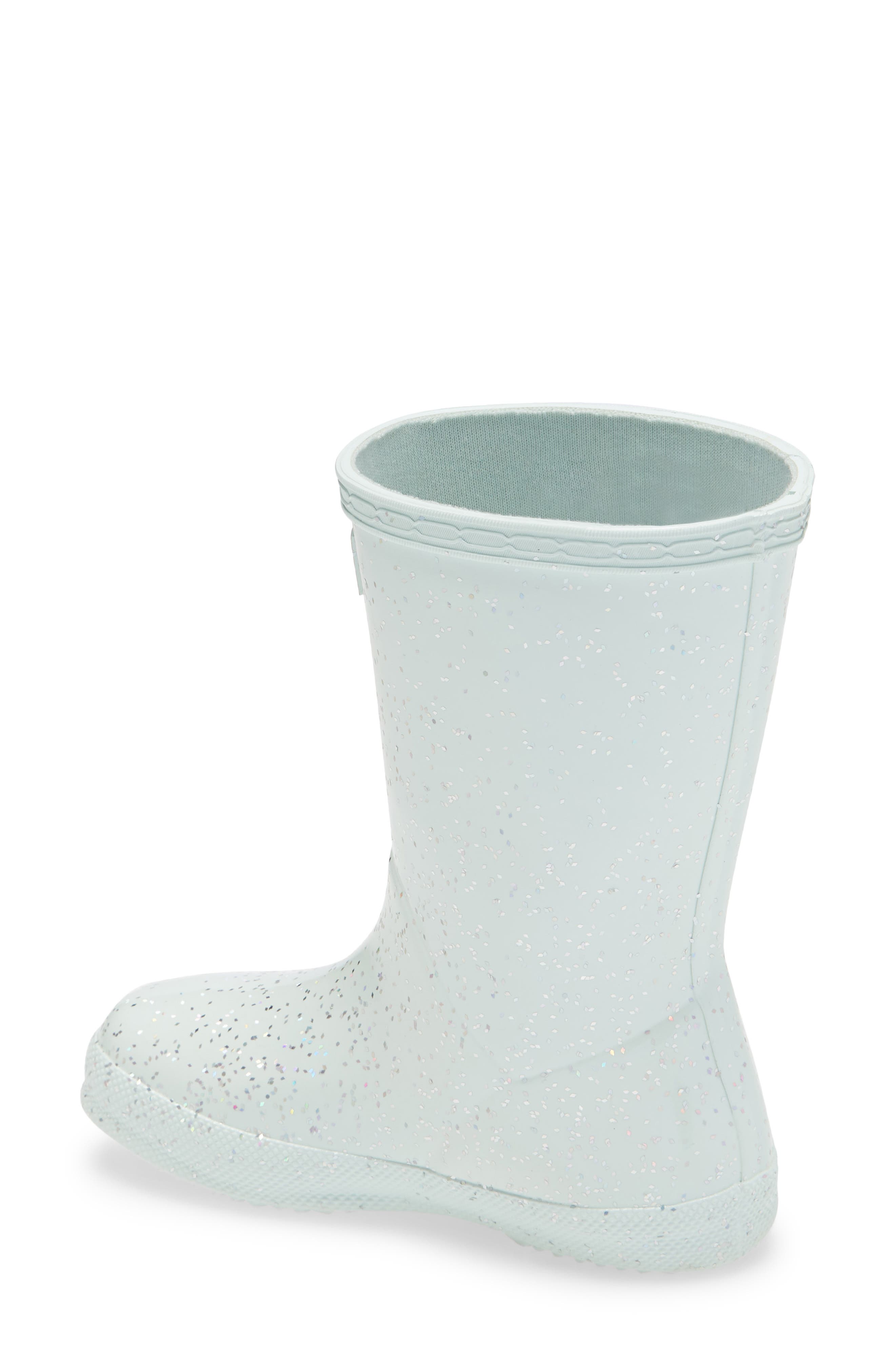 First Classic Giant Glitter Waterproof Rain Boot, Alternate, color, SPEARMINT
