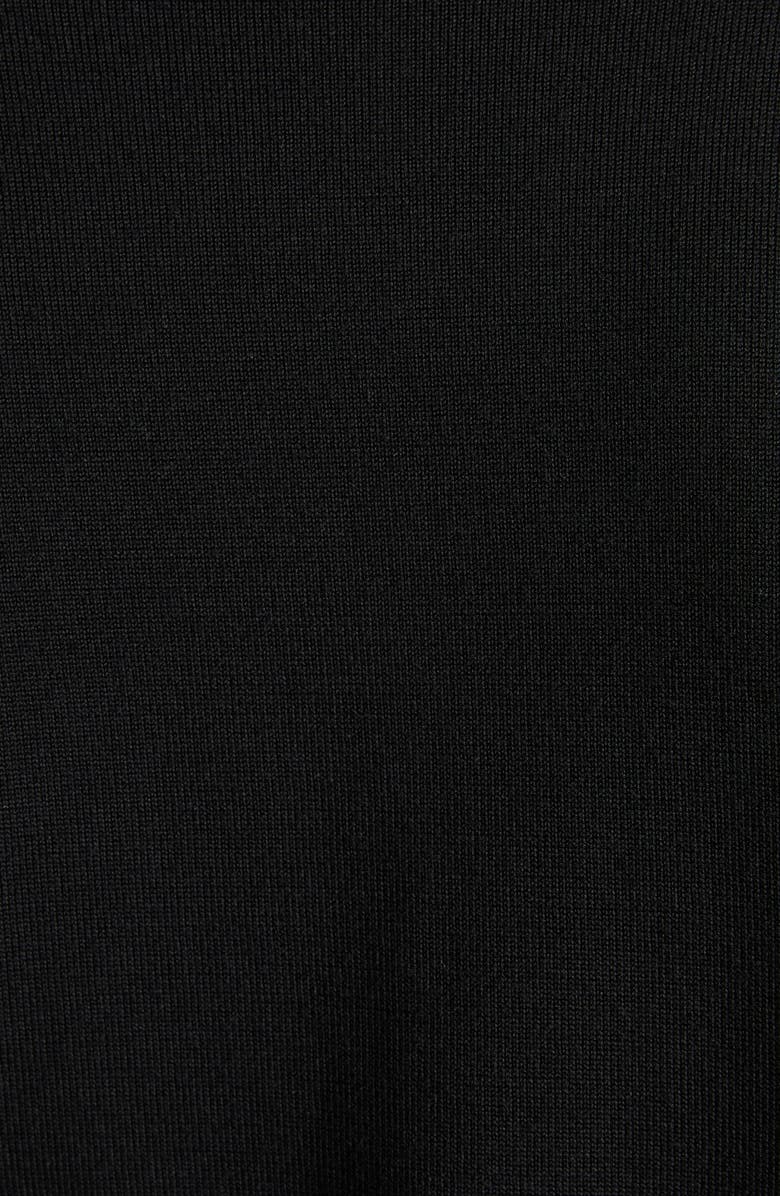 TOM FORD Mixed Media Leather & Wool Shirt Jacket, Alternate, color, Lb999 Black