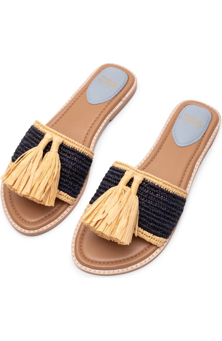 Frances Valentine Tassel Slide Sandal, Alternate, color,