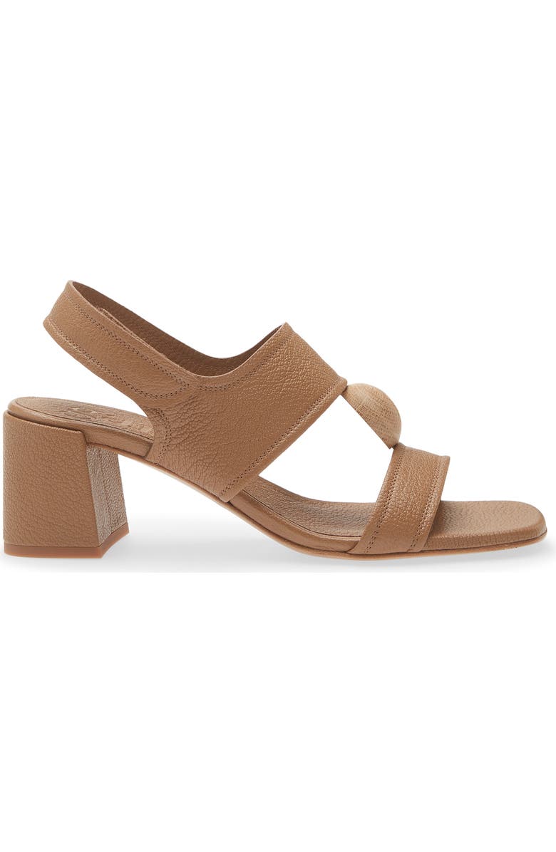 Pedro Garcia <p>Uriana Leather Block Heel Sandal (Women) </p>, Alternate, color, Beige Plush Suede/ Ash