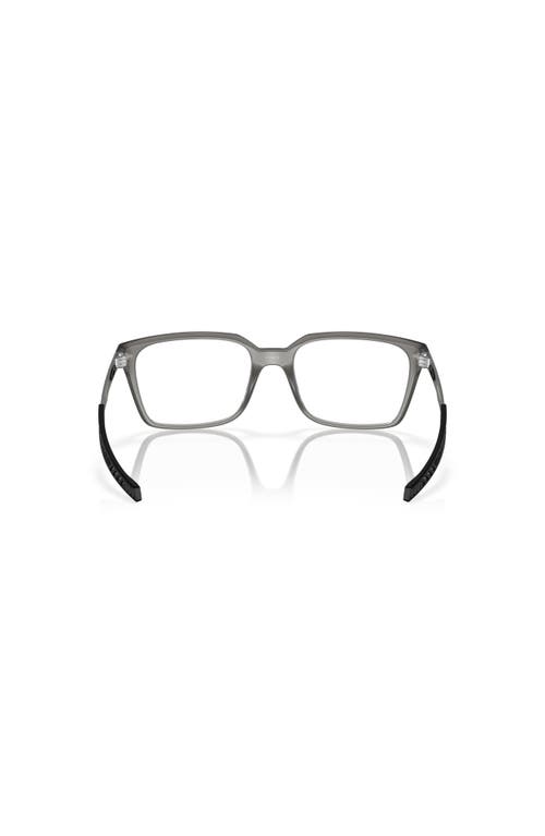 Oakley 55mm Rectangle Optical Glasses In Gray