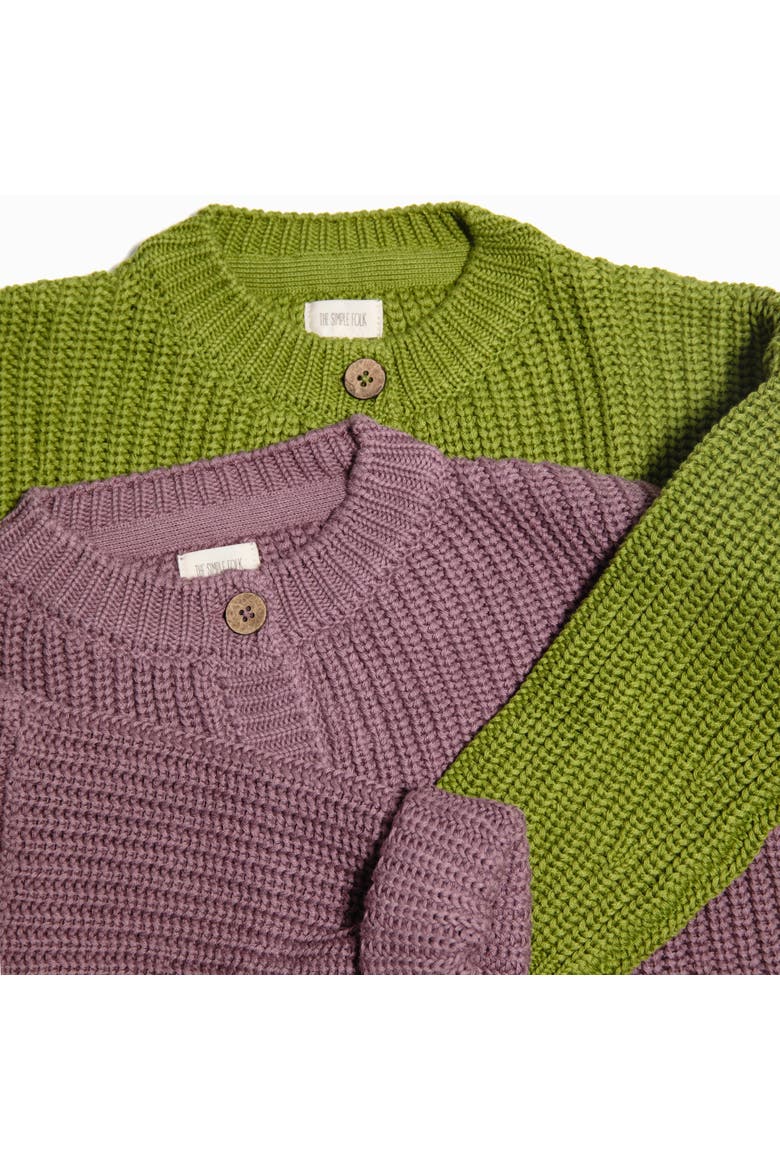 The Chunky Cardigan Baby, Alternate, color, oatmeal