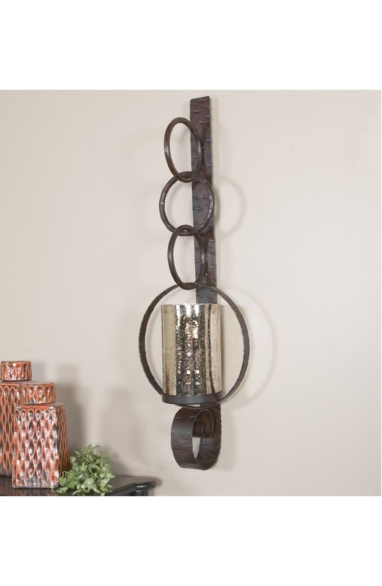 Uttermost Falconara Metal Wall Sconce, Alternate, color,