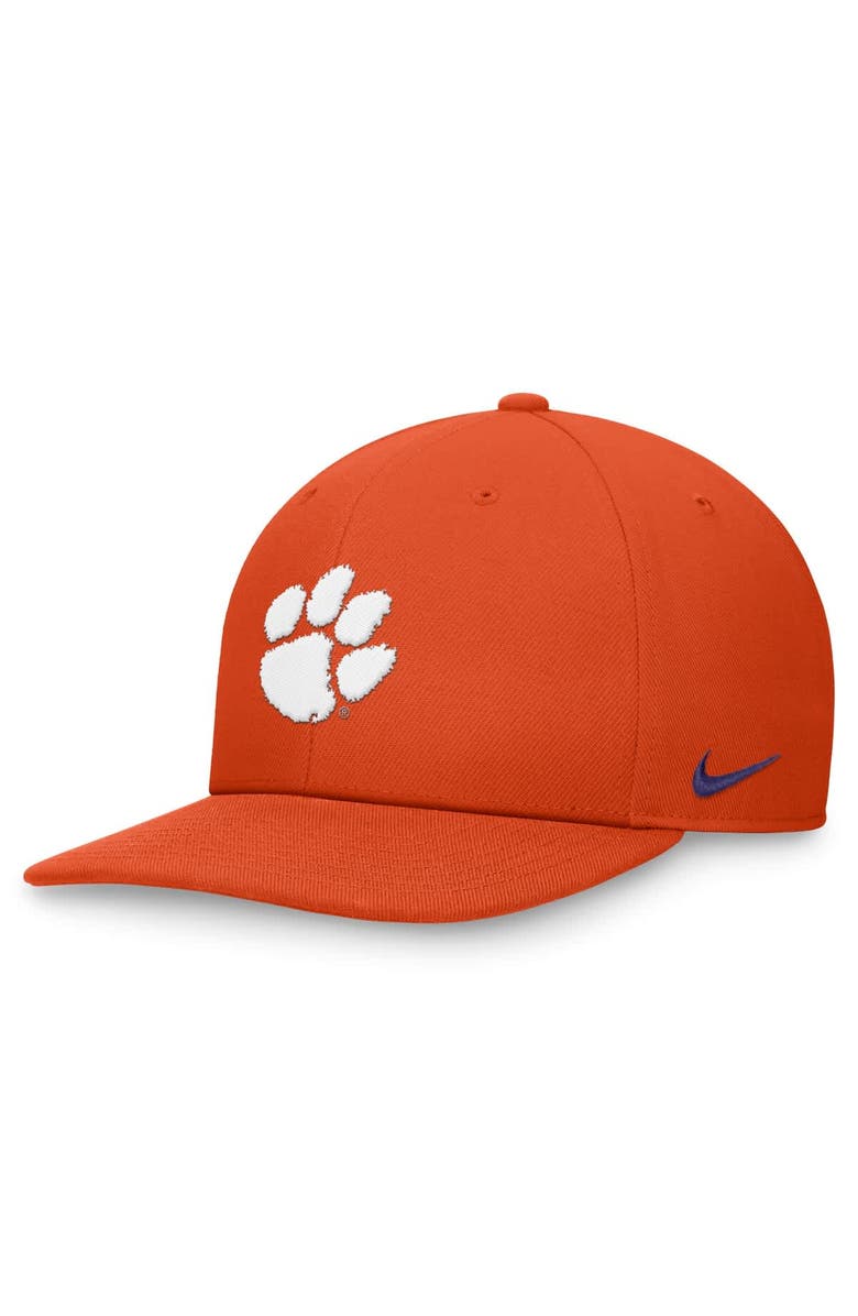 Nike Men's Nike Orange Clemson Tigers On-Field Pro Bill Snapback Hat, Main, color, Orange