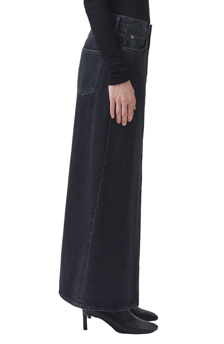 AGOLDE Leif Longline Denim Skirt, Alternate, color, 