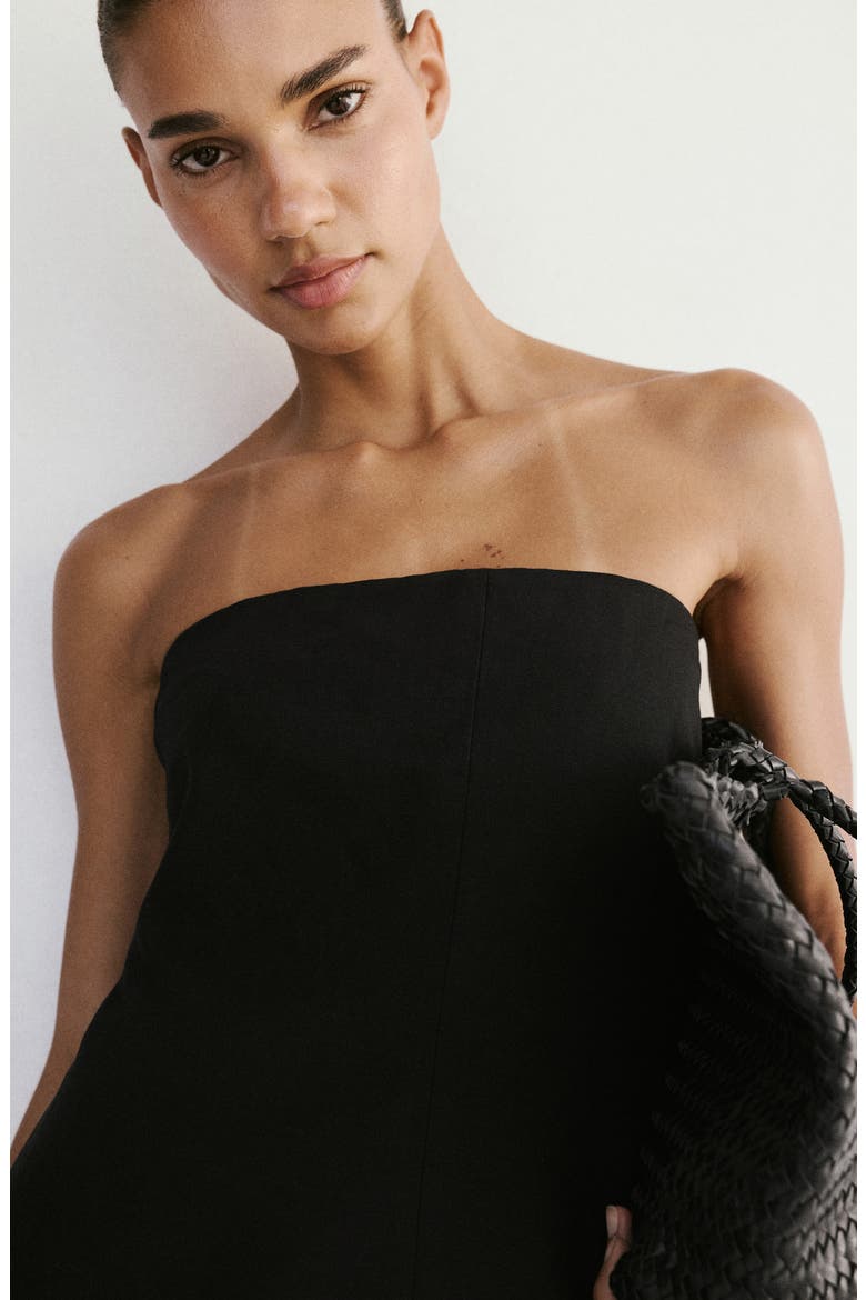 Bandeau Top, Alternate, color, BLACK