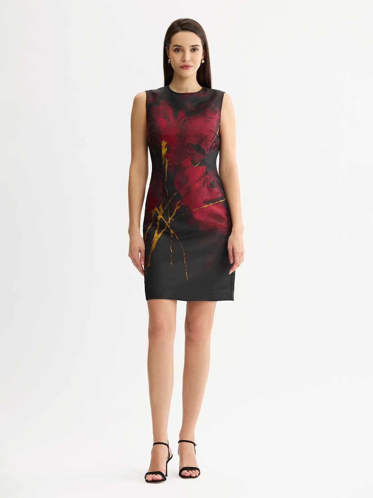 selected Scarlet Red/Black/Gold Lurex