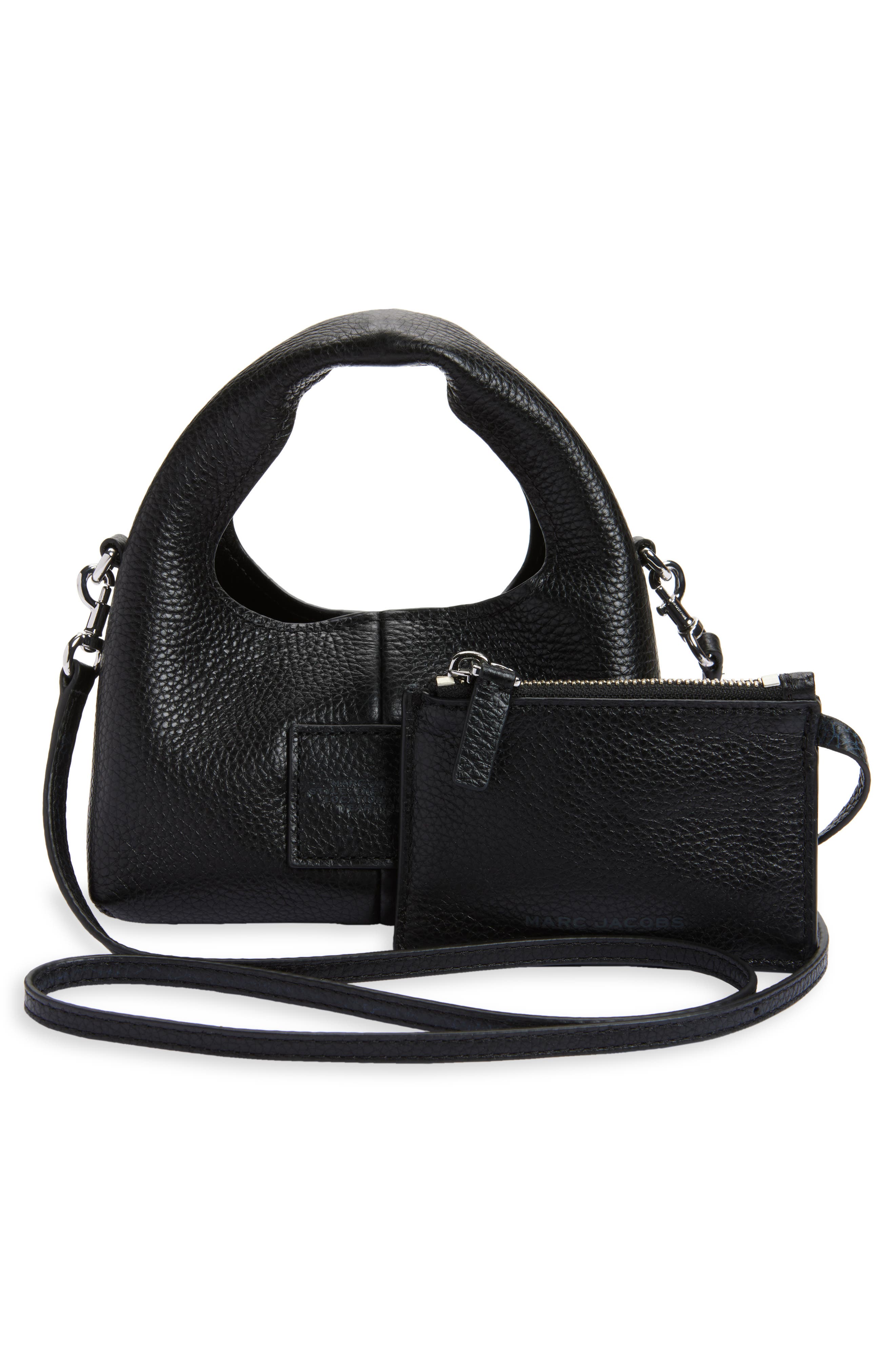 Marc Jacobs The Micro Crossbody Sack Bag, Alternate, color, Black