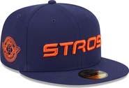 New Era Men's New Era  Navy Houston Astros 2025 City Connect Fan Pack 59FIFTY Fitted Hat