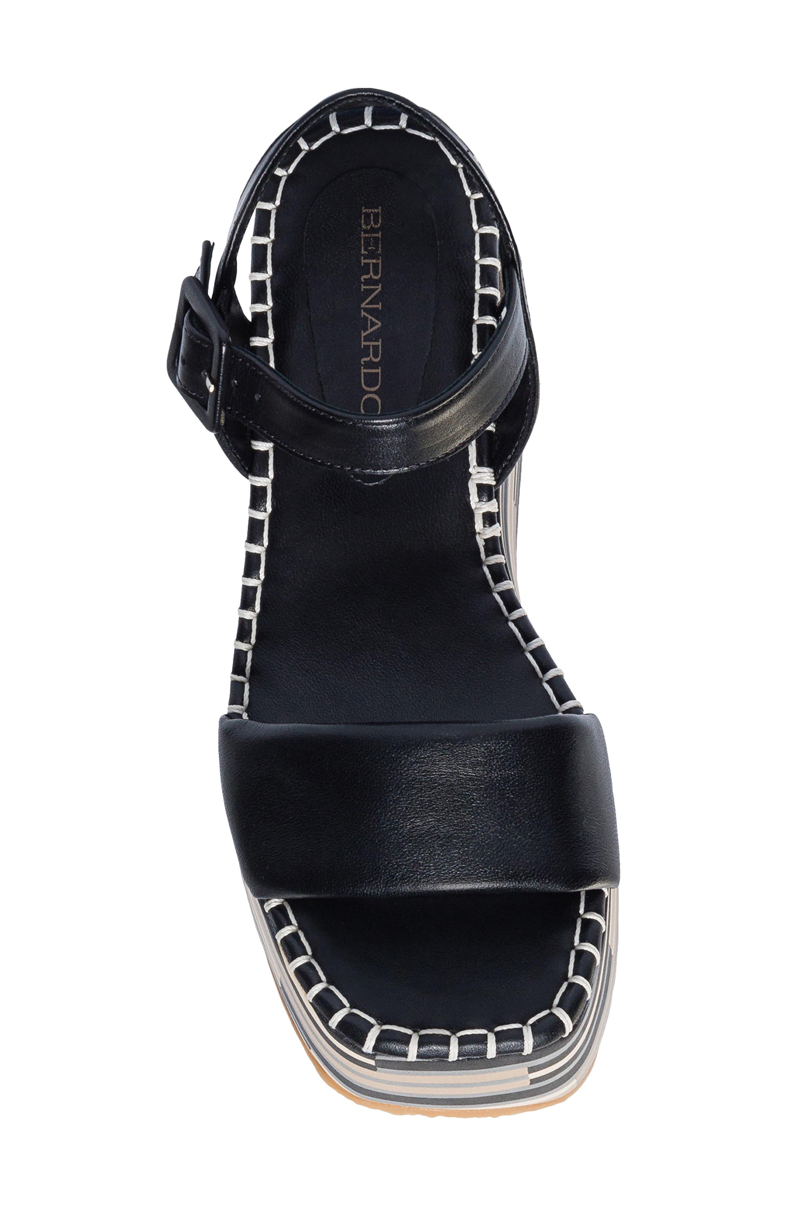 Bernardo Footwear Marley Platform Wedge Sandal, Alternate, color, 
