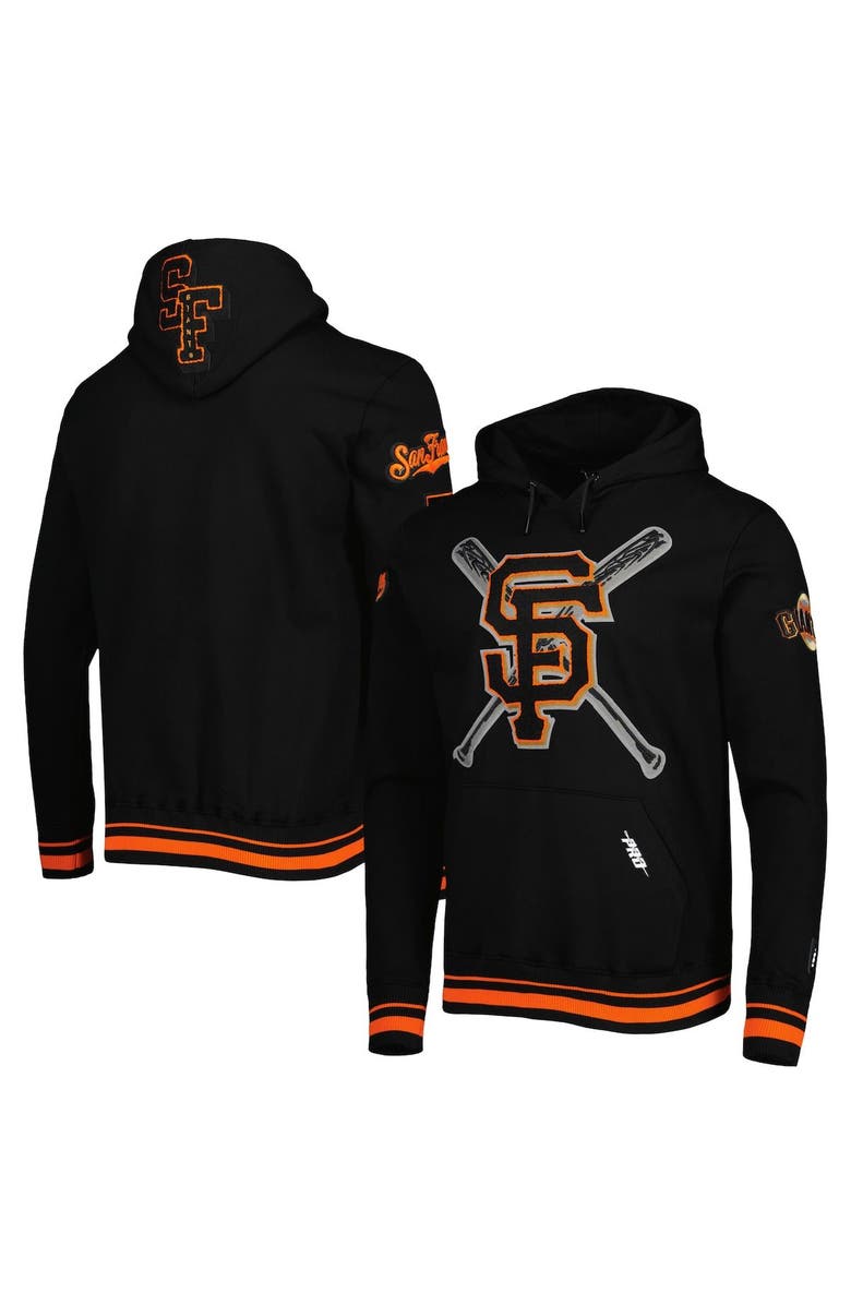 PRO STANDARD Men's Pro Standard Black San Francisco Giants Mash Up Logo Pullover Hoodie, Main, color,