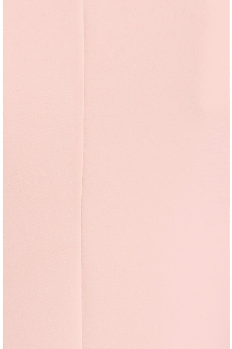 Drape Laser Cut Zip Neck Shell, Alternate, color, NEW BUFF