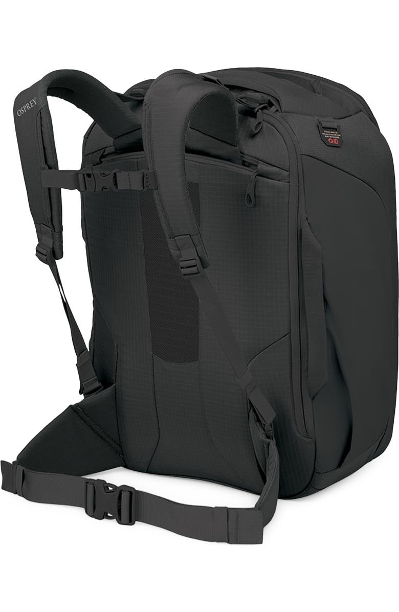Osprey Sojourn Porter 46-Liter Recycled Nylon Travel Backpack, Alternate, color, Black