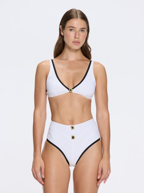 Merrin High Waist Buttoned Bikini Bottom