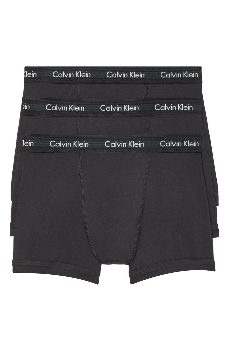 Calvin Klein 3-Pack Stretch Cotton Boxer Briefs, Main, color,