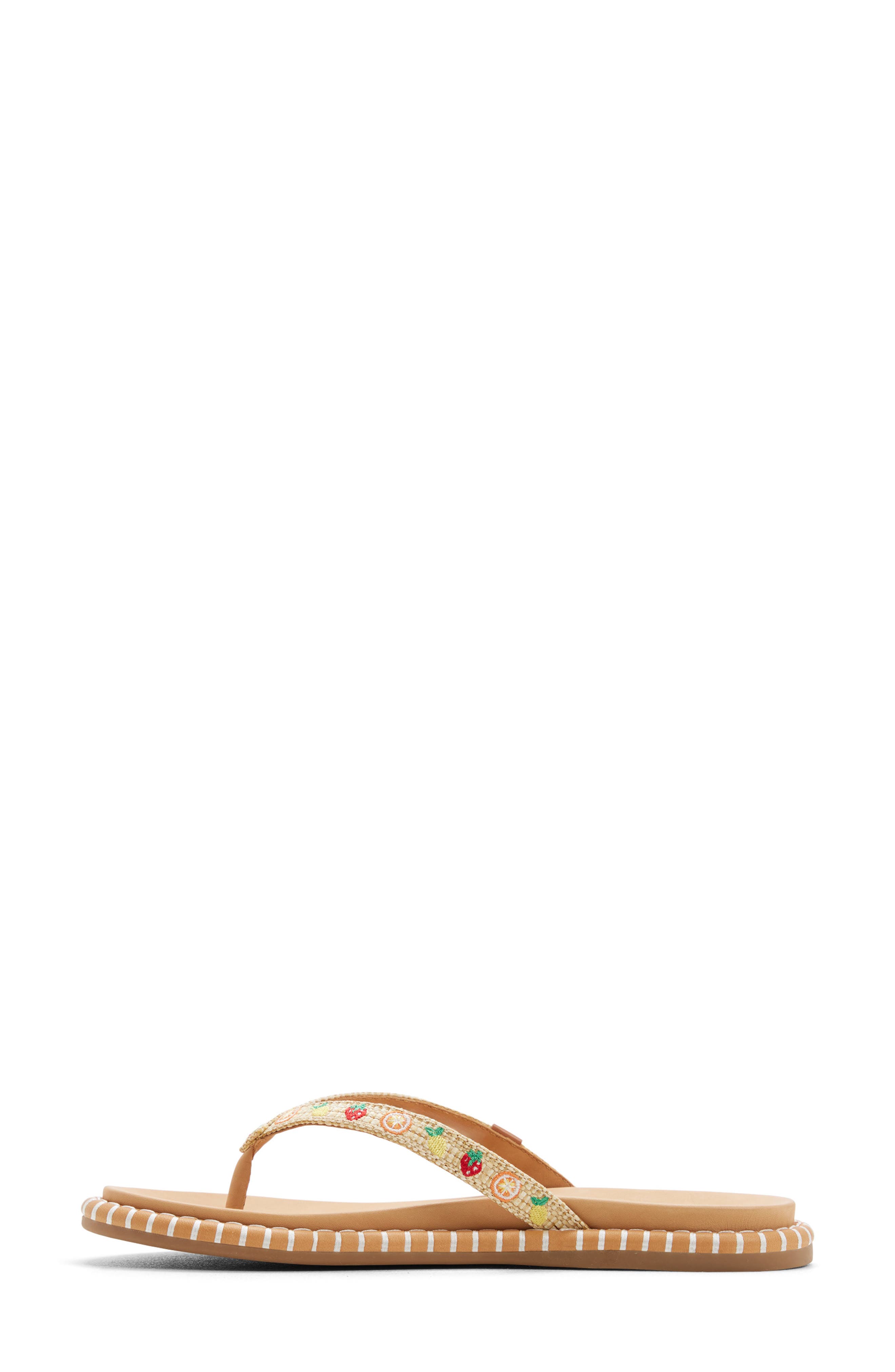 Sperry Isla Flip Flop, Alternate, color, Beige Assorted