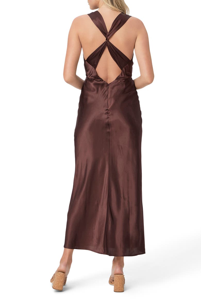 PAIGE Marcel Cowl Neck Sleeveless Silk Blend Maxi Dress, Alternate, color,