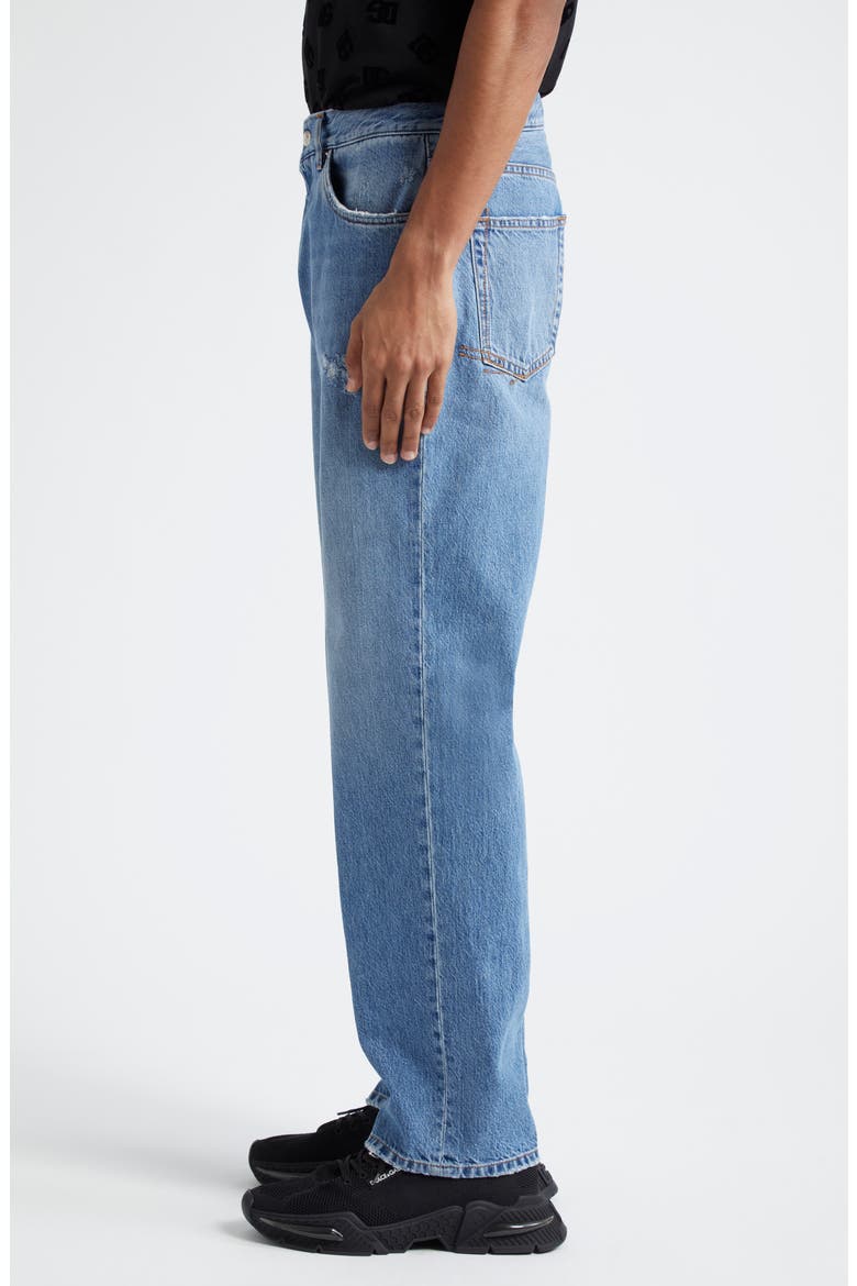 Distressed Straight Leg Jeans, Alternate, color, S9001 VARIANTE ABBINATA