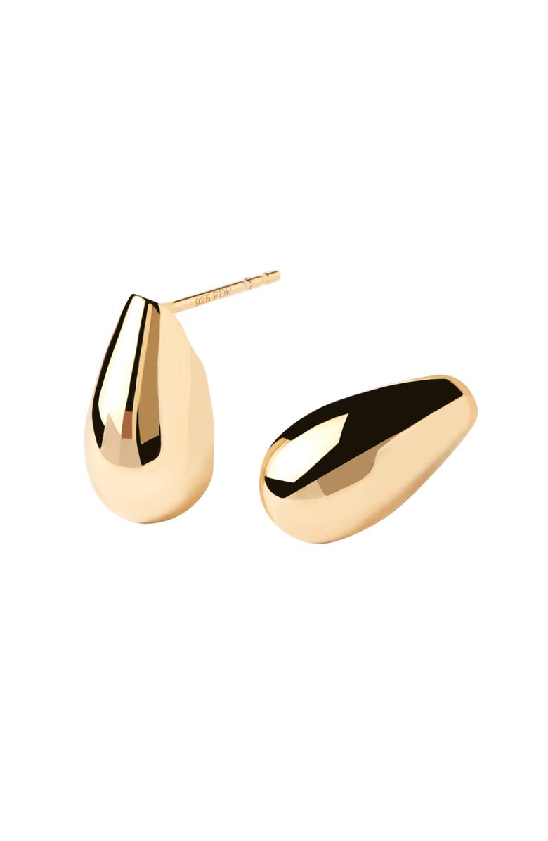 PDPAOLA Sugar Earrings, Alternate, color, Gold