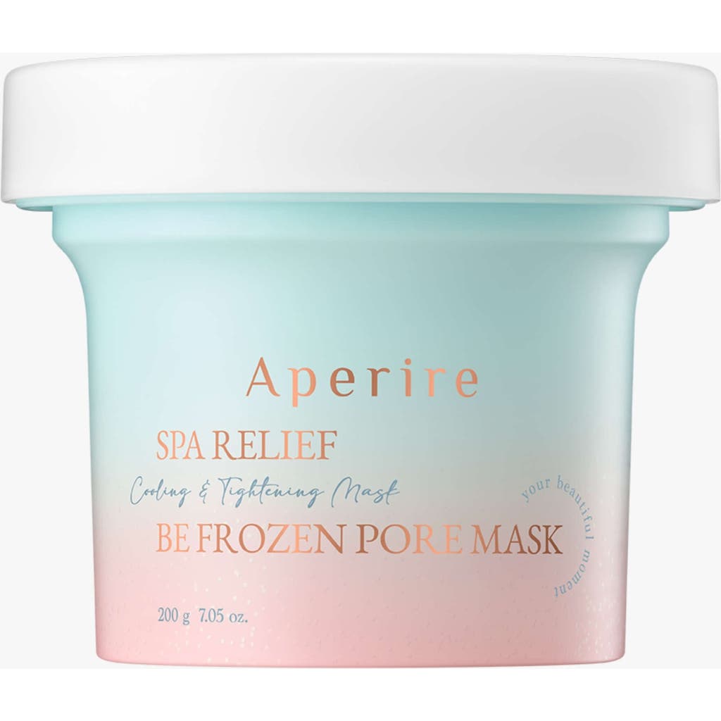 Aperire Spa Relief Be Frozen Pore Mask Jumbo In Transparent