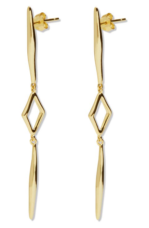 Triangle Drop Earrings