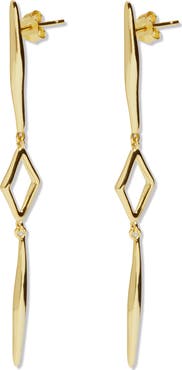 Argento Vivo Sterling Silver Triangle Drop Earrings