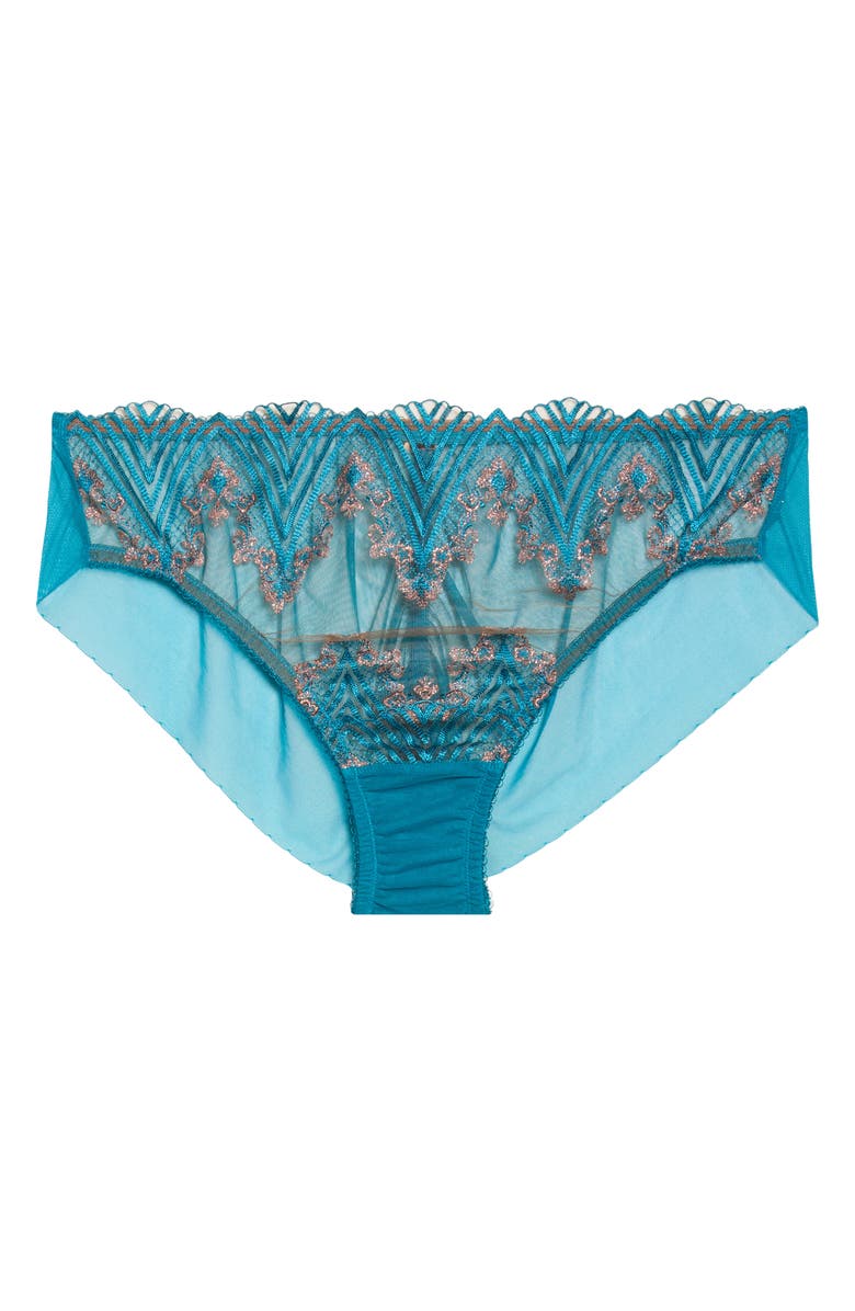 Dita Von Teese Fortuna High Cut Briefs, Alternate, color, Mosaic