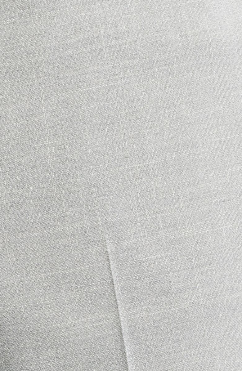 Jack Victor Piero Flat Front Stretch Cotton 
Wool Pants, Alternate, color, Light Grey