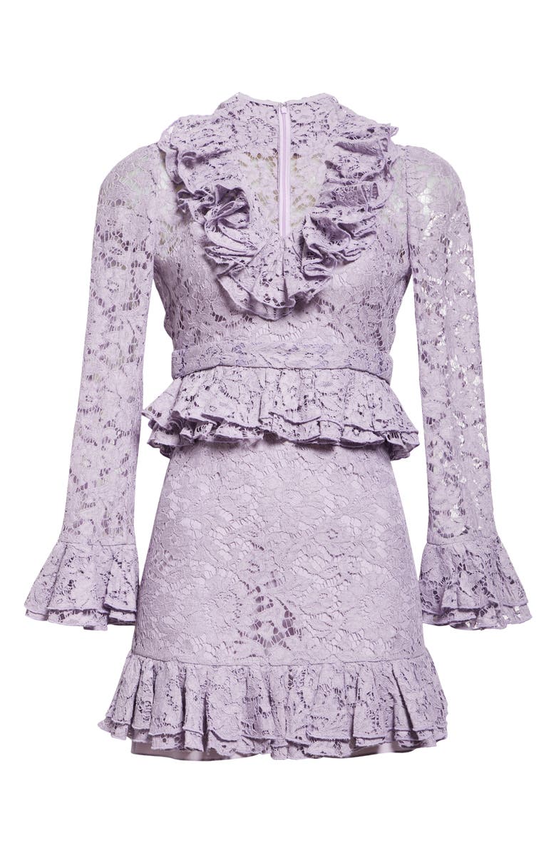 Valentino Garavani Guipure Lace Minidress, Alternate, color, 