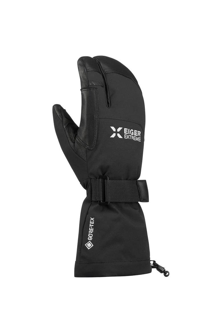 Eiger Nordwand Warm 3-Finger Glove, Main, color, Black