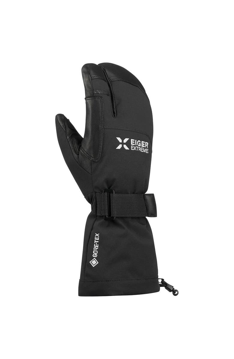Mammut Eiger Nordwand Warm 3-Finger Glove, Main, color, Black